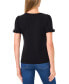 ფოტო #5 პროდუქტის Women's Short-Sleeve Ruffle-Cuff Knit Top