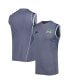 Фото #1 товара Men's Gray Seattle Sounders FC 2023 On-Field Sleeveless Training Jersey