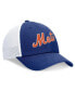 Men's Royal New York Mets Evergreen Wordmark Trucker Adjustable Hat