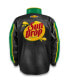 Men's Black Dale Earnhardt Jr. Sun Drop Nylon Uniform Full-Snap Jacket