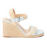 Фото #1 товара BEACH by Matisse Getty Espadrille Wedge Womens Beige, Blue Casual Sandals GETTY