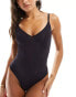 Фото #6 товара Dorina non padded seamless shaping thong bodysuit in black