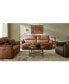 Фото #9 товара Polner 91" Leather Power Motion Sofa, Created for Macy's