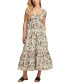 ფოტო #1 პროდუქტის Women's Utility Cinched-Waist Parachute Midi Dress