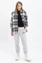 Фото #2 товара Coool Oversize Fit Kareli Uzun Kollu Flanel Gömlek U7539az23sp