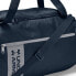 Фото #4 товара Under Armor Roland Duffle MD 1350092-408 bag Мужская спортивная сумка синяя текстильная средняя для тренировки с ручками через плечо