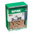 Коробка для винтов SPAX Шуруп Плоская головка (3,5 x 35 mm)