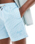 Фото #3 товара Superdry Printed 15-inch swim shorts in blue stripe print