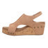 Corkys Carley Wedge Womens Beige Casual Sandals 30-5316-CAFS 9, 9 M - фото #3