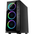 Inter-Tech W-III RGB - Tower - PC - Black - ATX - ITX - micro ATX - Aluminium - Tempered glass - Blue - Green - Red - фото #6