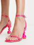 Фото #1 товара RAID Ashby sandals with bubble heel in hot pink patent