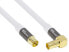 Фото #2 товара Good Connections GC-M2061 - 1 m - RG-6/U - IEC - IEC - White