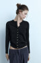 Buttoned knit cardigan