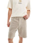 Фото #1 товара Jack & Jones straight fit denim shorts in beige