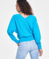 ფოტო #2 პროდუქტის Women's V-Neck Sweater, Created for Macy's