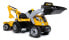 Фото #2 товара Трактор SMOBY с 2-мя ковшами и прицепом. 6 колес. С 3 лет. Черный, желтый, серый.