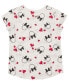 ფოტო #6 პროდუქტის Toddler Girls Minnie Hearts Short Sleeve T-shirt and Dress, 2 Pc. Set