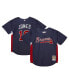 Фото #1 товара Mitchell Ness Men's Chipper Jones Navy Atlanta Braves Cooperstown Collection 2007 Batting Practice Jersey