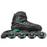 Roller Derby Aerio Q-84 Women's Inline Skate - Black/Mint/Teal 6