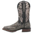 Dan Post Boots Dillinger Full Quill Ostrich Embroidered Square Toe Cowboy Mens