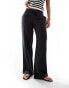 JDY wide leg trouser in wash black