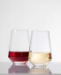 Pure Bordeaux Stemless Wine Tumbler 18.5oz Set of 4