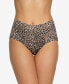 Фото #1 товара Women's High-Waist Leopard-Print Brief Underwear 2X2124