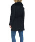 Фото #2 товара Women's Double Breasted Drap Wool Blend Fitted Wrap Coat