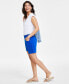 Фото #2 товара Women's Mid Rise Pull-On Shorts, Created for Macy's