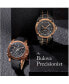 Men's Precisionist Champlain Diamond-Accent Gray & Rose Gold-Tone Stainless Steel Bracelet Watch 46.5mm