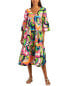 Фото #1 товара Платье Trina Turk средней длины с крупным цветком