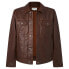 Фото #6 товара PEPE JEANS Brooks leather jacket