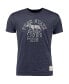 Фото #2 товара Men's Heathered Navy Penn State Nittany Lions Vintage-Inspired Est. Tri-Blend T-shirt