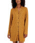 ფოტო #2 პროდუქტის Women's Notched-Collar Long-Sleeve Sleepshirt, Created for Macy's