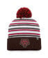 Фото #1 товара Men's Brown Brown Bears Dash Cuffed Knit Hat with Pom
