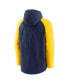 ფოტო #4 პროდუქტის Men's Navy and Gold Milwaukee Brewers Authentic Collection Full-Zip Hoodie Performance Jacket