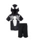 ფოტო #1 პროდუქტის Toddler Boys Spider-Man Venom Athletic T-Shirt Mesh Shorts Outfit Set