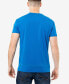 ფოტო #2 პროდუქტის Men's Basic Notch Neck Short Sleeve T-shirt