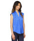 ფოტო #4 პროდუქტის Women's Fleur Jacquard Top, Regular & Petite