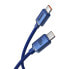 Фото #2 товара Kabel przewód do szybkiego ładowania i transferu danych USB-C USB-C 100W 2m niebieski