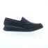 Фото #1 товара Rockport Total Motion Craft Venetian Mens Black Wide Loafers Casual Shoes 7