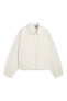 623697 white Woven Jacket For Kadın / Kız
