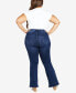 Фото #8 товара Plus Size Ebony Flare High Rise Jeans