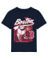 ფოტო #3 პროდუქტის Infant Boys and Girls Navy Boston Red Sox On the Fence T-shirt