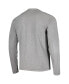 Men's Graphite Pigment Dye Henley Raglan Long Sleeve T-shirt