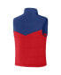 Фото #4 товара Men's NFL x Darius Rucker Collection by Royal New York Giants Colorblocked Full-Zip Vest