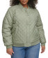 Фото #6 товара Plus Size Quilted Bomber Jacket