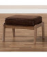 Фото #4 товара Furniture Sigrid Mid-Century Modern Upholstered Ottoman