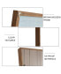 Фото #9 товара Full-Length Wood Frame Mirror, Floor or Wall Mount 60"x17"