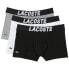 LACOSTE 5H2083-00 boxers 3 units Black / White / Grey, XS - фото #1